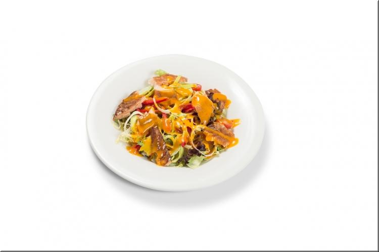 Салат с подкопченным Лососем картинка