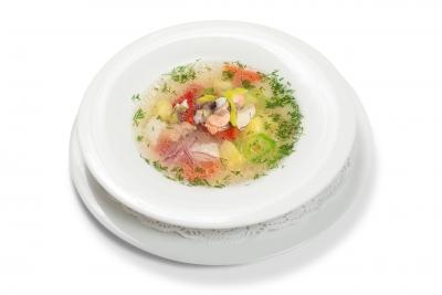 “Royal” Ukha with Salmon, Pike Perch and Halibut image