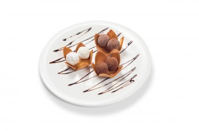 Assorted crafted truffles photo Assorted crafted truffles image