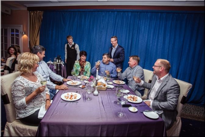 Wine tasting in the restaurant "Aristocrat" 08/18/2016