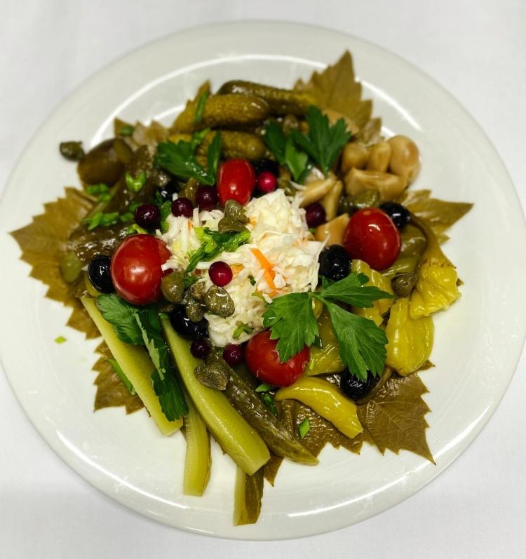 Pickled vegetables assorted image