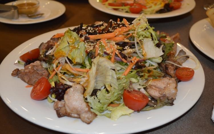 Salad with rabbit image